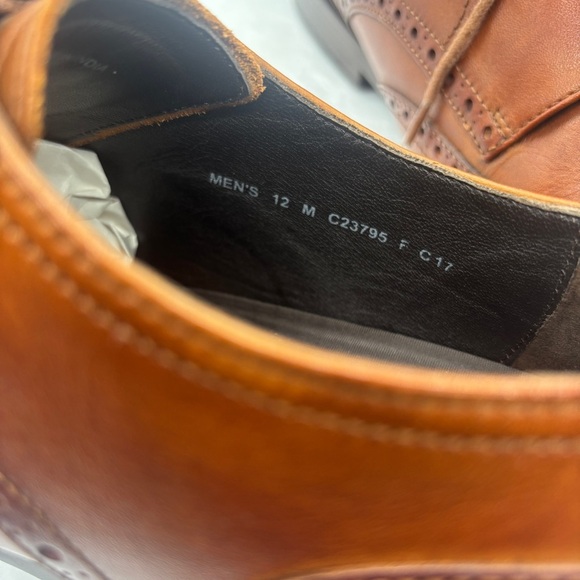 Cole Haan Brown Leather Oxford Shoes with Brogue Detailing Size 12 main image 7